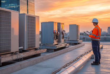 Commercial HVAC system installation and maintenance services